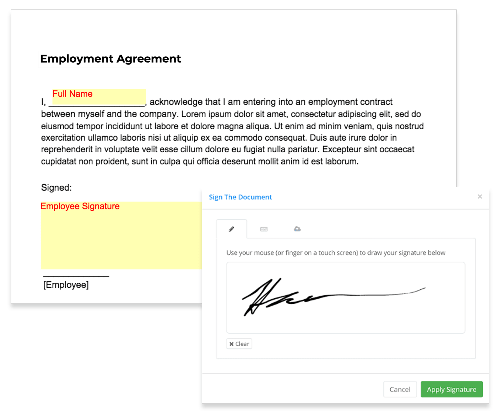 Electronic Signatures